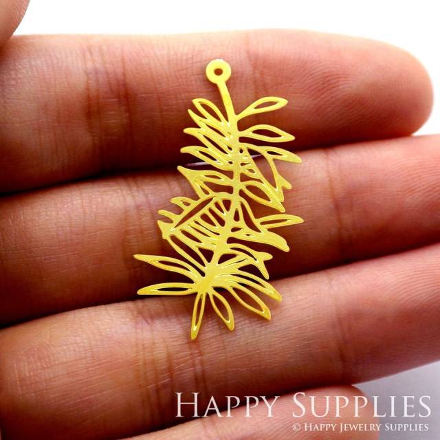 2pcs Brass Jewelry Charms, Leaves Raw Brass Earring Charms, Brass Jewelry Pendants, Raw Brass Jewelry Findings, Brass Pendants Jewelry Wholesale (RD1117)