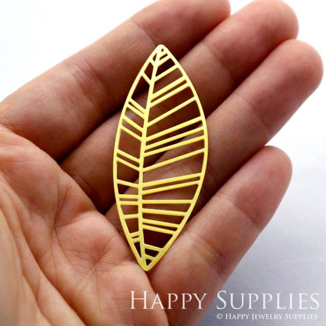 2pcs Brass Jewelry Charms,  Leaf Raw Brass Earring Charms, Brass Jewelry Pendants, Raw Brass Jewelry Findings, Brass Pendants Jewelry Wholesale (RD110)