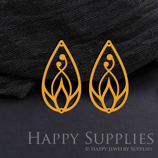 2pcs Brass Jewelry Charms,Teardrop Geometric Raw Brass Earring Charms, Brass Jewelry Pendants, Raw Brass Jewelry Findings, Brass Pendants Jewelry Wholesale (RD1149)