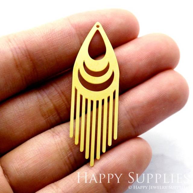 2pcs Brass Jewelry Charms, Geometric Raw Brass Earring Charms, Brass Jewelry Pendants, Raw Brass Jewelry Findings, Brass Pendants Jewelry Wholesale (RD1122)