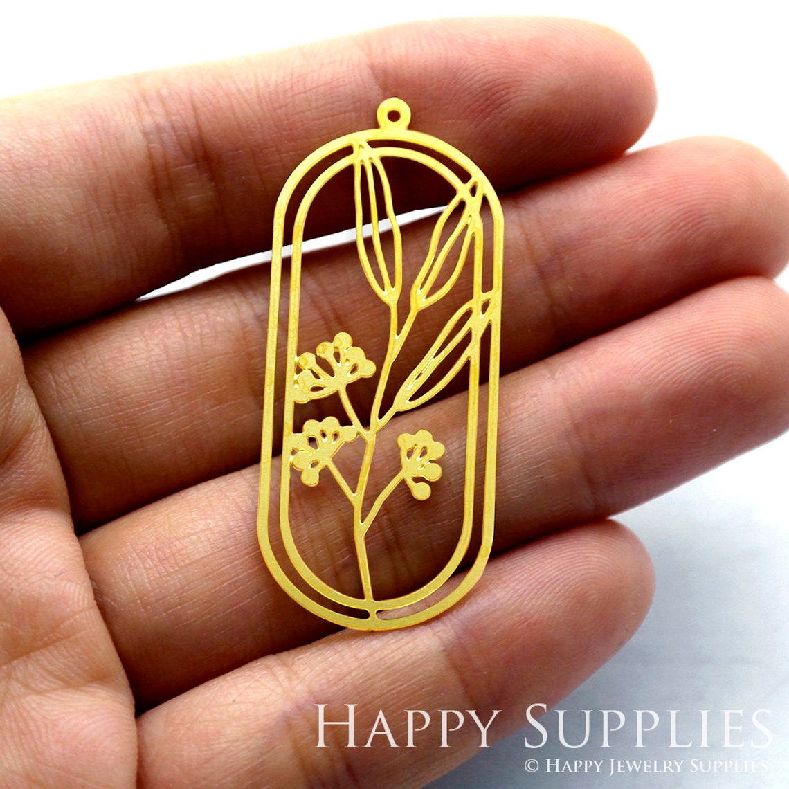 2pcs Brass Jewelry Charms, Flower Raw Brass Earring Charms, Brass Jewelry Pendants, Raw Brass Jewelry Findings, Brass Pendants Jewelry Wholesale (RD1128)