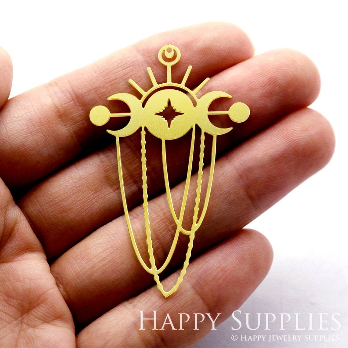 2pcs Brass Jewelry Charms, Geometry Raw Brass Earring Charms, Brass Jewelry Pendants, Raw Brass Jewelry Findings, Brass Pendants Jewelry Wholesale (RD1180)