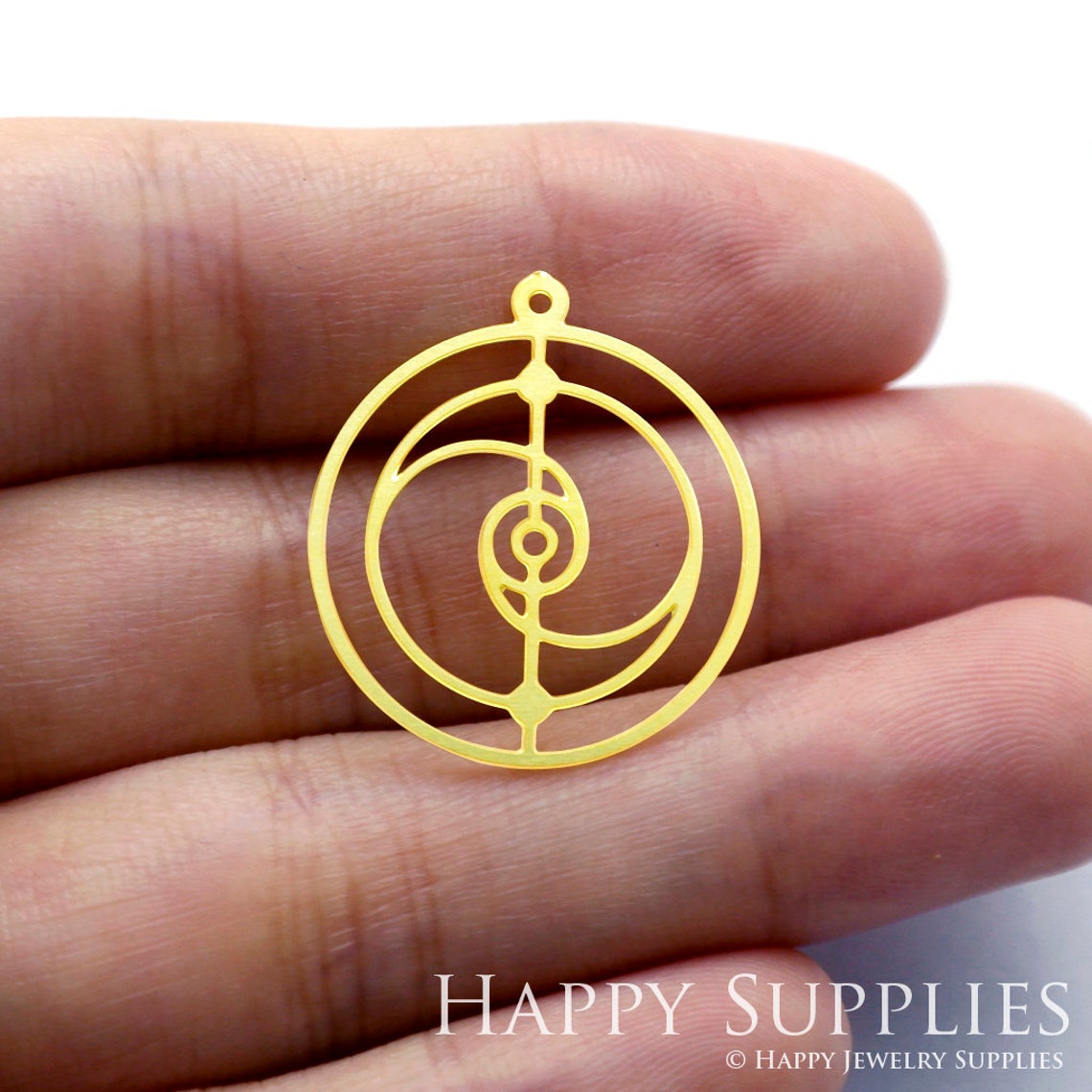 2pcs Brass Jewelry Charms, Round Raw Brass Earring Charms, Brass Jewelry Pendants, Raw Brass Jewelry Findings, Brass Pendants Jewelry Wholesale (RD1230)