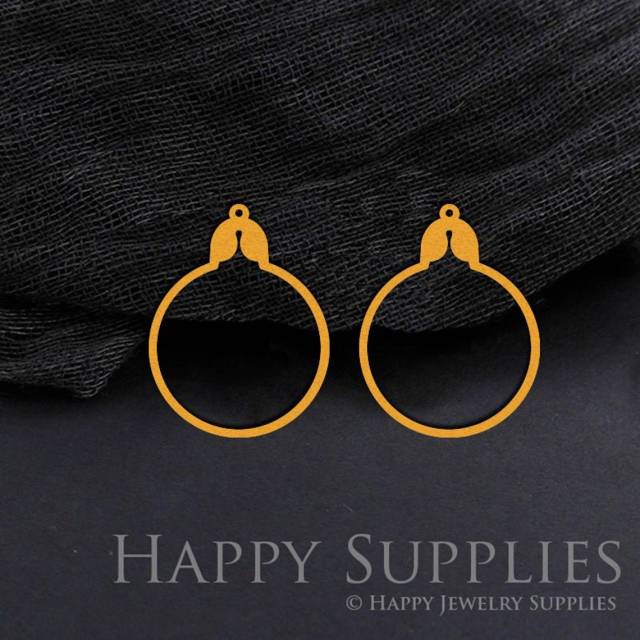 2pcs Brass Jewelry Charms,Round Raw Brass Earring Charms, Brass Jewelry Pendants, Raw Brass Jewelry Findings, Brass Pendants Jewelry Wholesale (RD1136)