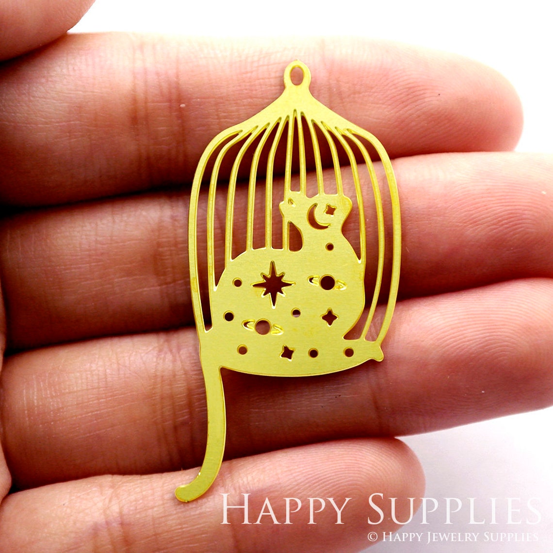 2pcs Brass Jewelry Charms, Cat Raw Brass Earring Charms, Brass Jewelry Pendants, Raw Brass Jewelry Findings, Brass Pendants Jewelry Wholesale (RD1121)