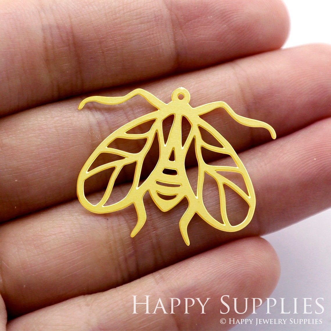 2pcs Brass Jewelry Charms, Mosquito Raw Brass Earring Charms, Brass Jewelry Pendants, Raw Brass Jewelry Findings, Brass Pendants Jewelry Wholesale (RD1286)