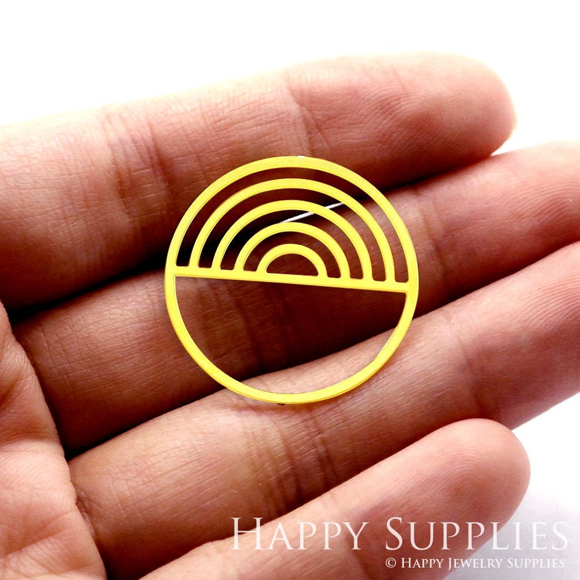 2pcs Brass Jewelry Charms, Round Raw Brass Earring Charms, Brass Jewelry Pendants, Raw Brass Jewelry Findings, Brass Pendants Jewelry Wholesale (RD1176)