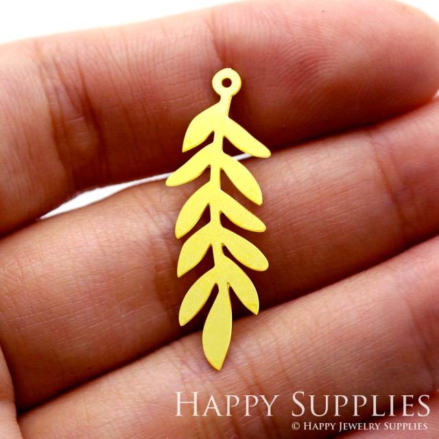 2pcs Brass Jewelry Charms, Leaves Raw Brass Earring Charms, Brass Jewelry Pendants, Raw Brass Jewelry Findings, Brass Pendants Jewelry Wholesale (RD1112)