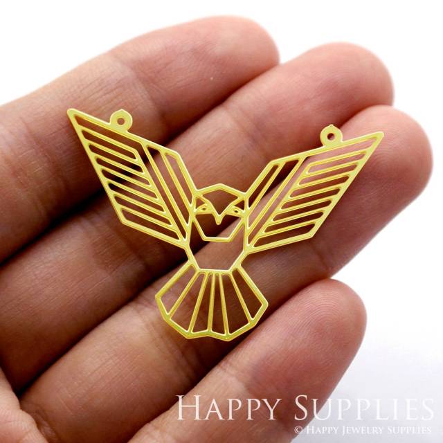 2pcs Brass Jewelry Charms,Geometric Eagle Raw Brass Earring Charms, Brass Jewelry Pendants, Raw Brass Jewelry Findings, Brass Pendants Jewelry Wholesale (RD1310)