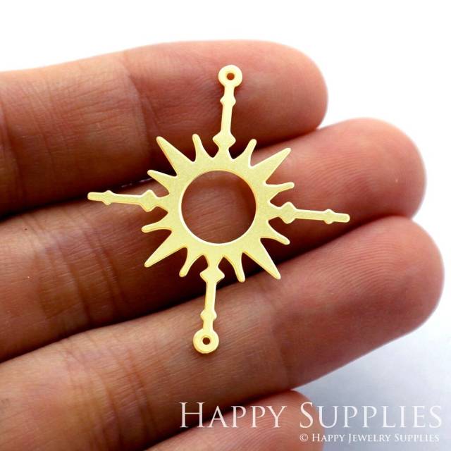 2pcs Brass Jewelry Charms, Star Geometric Raw Brass Earring Charms, Brass Jewelry Pendants, Raw Brass Jewelry Findings, Brass Pendants Jewelry Wholesale (RD1486)