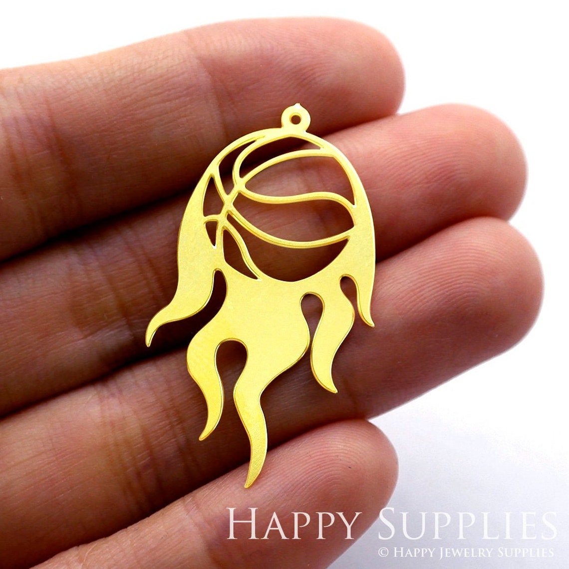 2pcs Brass Jewelry Charms, Basketball Raw Brass Earring Charms, Brass Jewelry Pendants, Raw Brass Jewelry Findings, Brass Pendants Jewelry Wholesale (RD1361)