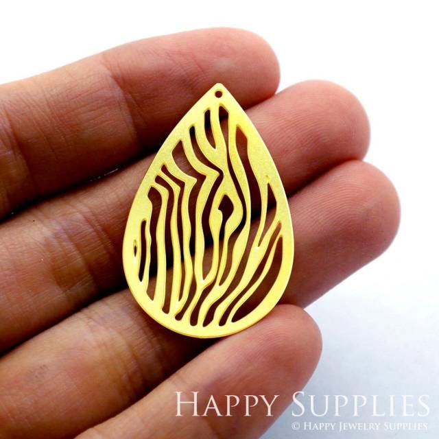 2pcs Brass Jewelry Charms, Drop Raw Brass Earring Charms, Brass Jewelry Pendants, Raw Brass Jewelry Findings, Brass Pendants Jewelry Wholesale (RD1488)