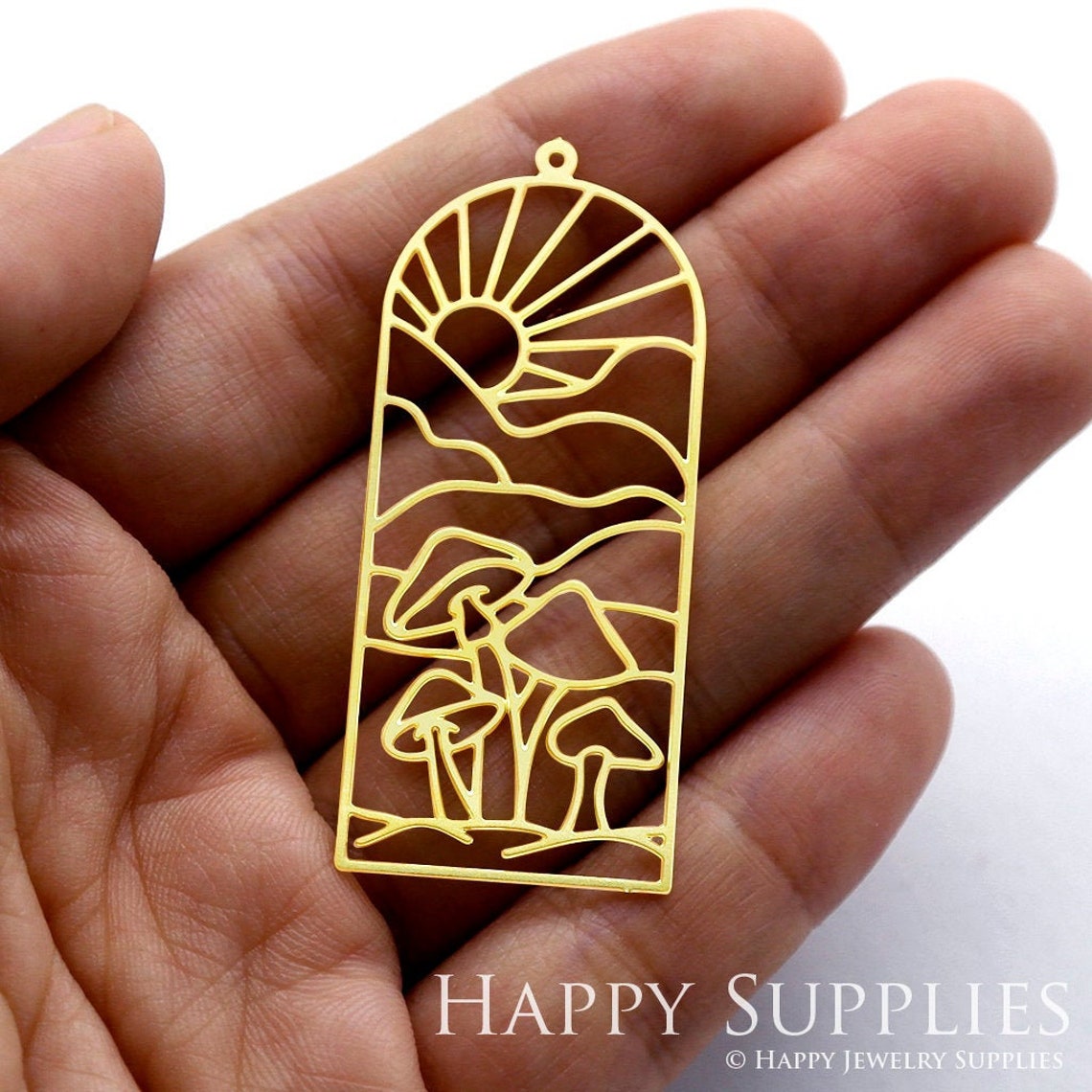 2pcs Brass Jewelry Charms, Geometry Raw Brass Earring Charms, Brass Jewelry Pendants, Raw Brass Jewelry Findings, Brass Pendants Jewelry Wholesale (RD1366)