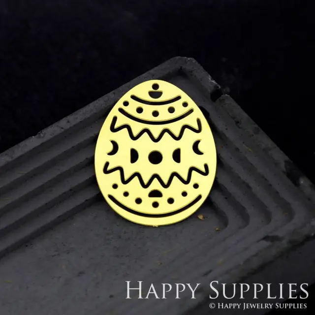 2pcs Brass Jewelry Charms, Easter Eggs Raw Brass Earring Charms, Brass Jewelry Pendants, Raw Brass Jewelry Findings, Brass Pendants Jewelry Wholesale (RD1776)