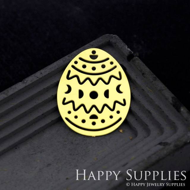2pcs Brass Jewelry Charms, Easter Eggs Raw Brass Earring Charms, Brass Jewelry Pendants, Raw Brass Jewelry Findings, Brass Pendants Jewelry Wholesale (RD1776)