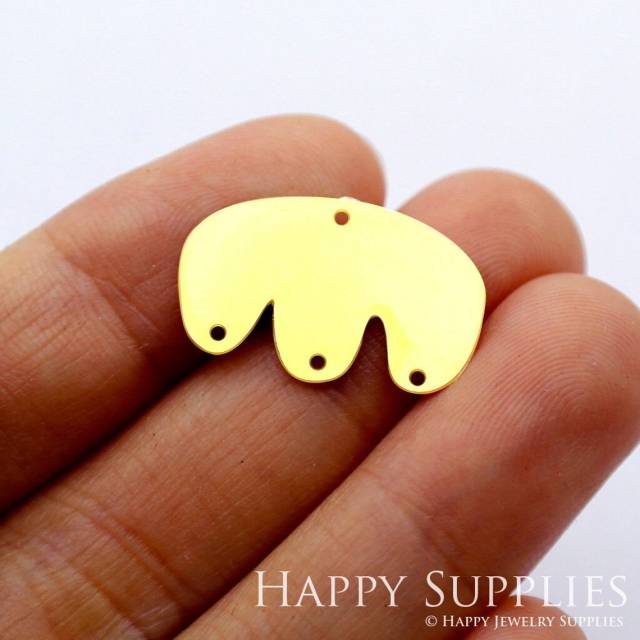 2pcs Brass Jewelry Charms, GeometricRaw Brass Earring Charms, Brass Jewelry Pendants, Raw Brass Jewelry Findings, Brass Pendants Jewelry Wholesale (RD1722)