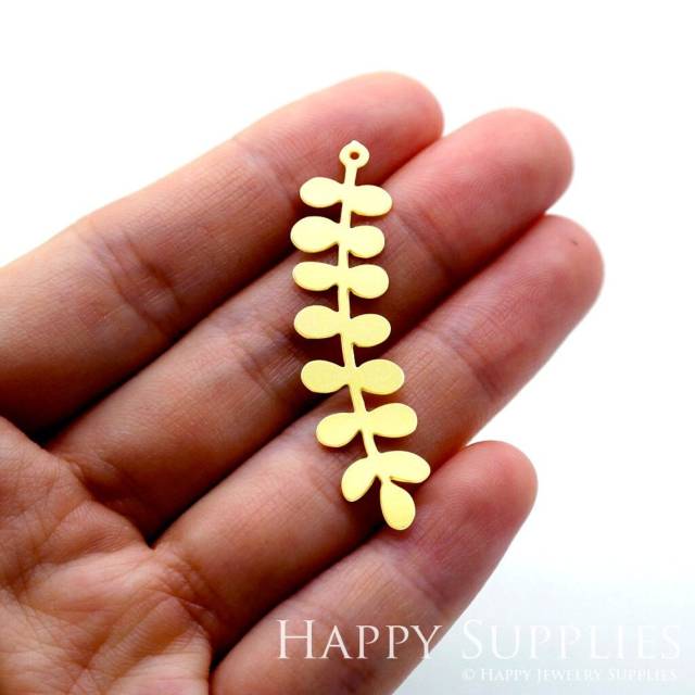 2pcs Brass Jewelry Charms, Leaf Raw Brass Earring Charms, Brass Jewelry Pendants, Raw Brass Jewelry Findings, Brass Pendants Jewelry Wholesale (RD1588)