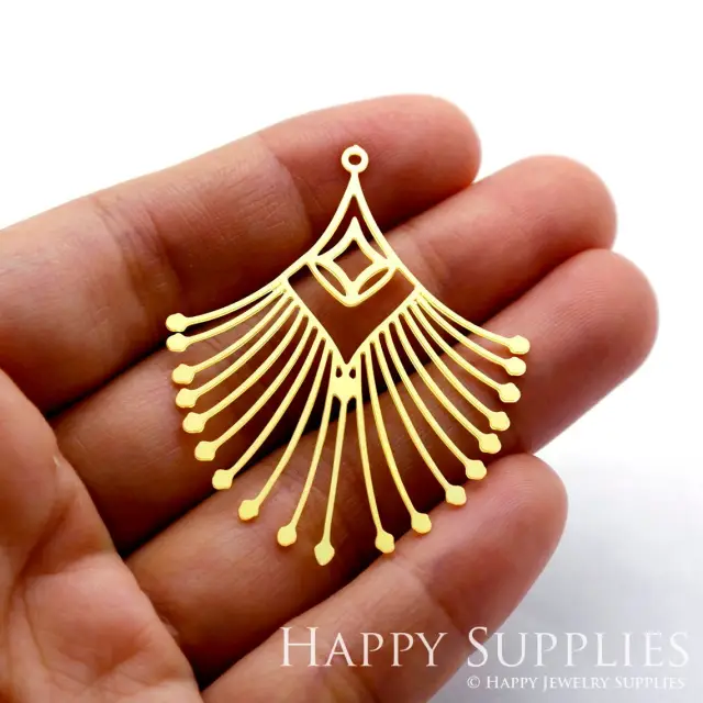 2pcs Brass Jewelry Charms, Leaf  Raw Brass Earring Charms, Brass Jewelry Pendants, Raw Brass Jewelry Findings, Brass Pendants Jewelry Wholesale (RD1786)