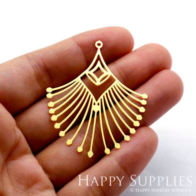 2pcs Brass Jewelry Charms, Leaf  Raw Brass Earring Charms, Brass Jewelry Pendants, Raw Brass Jewelry Findings, Brass Pendants Jewelry Wholesale (RD1786)