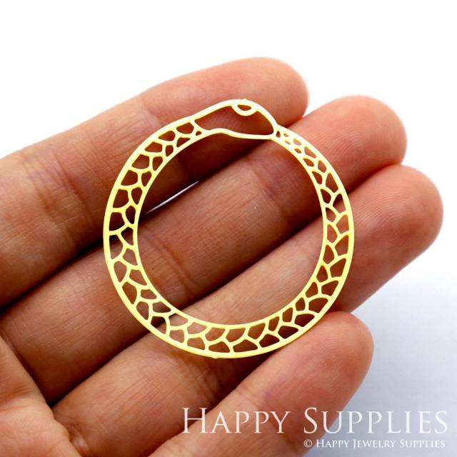 2pcs Brass Jewelry Charms, Snake Raw Brass Earring Charms, Brass Jewelry Pendants, Raw Brass Jewelry Findings, Brass Pendants Jewelry Wholesale (RD1729)