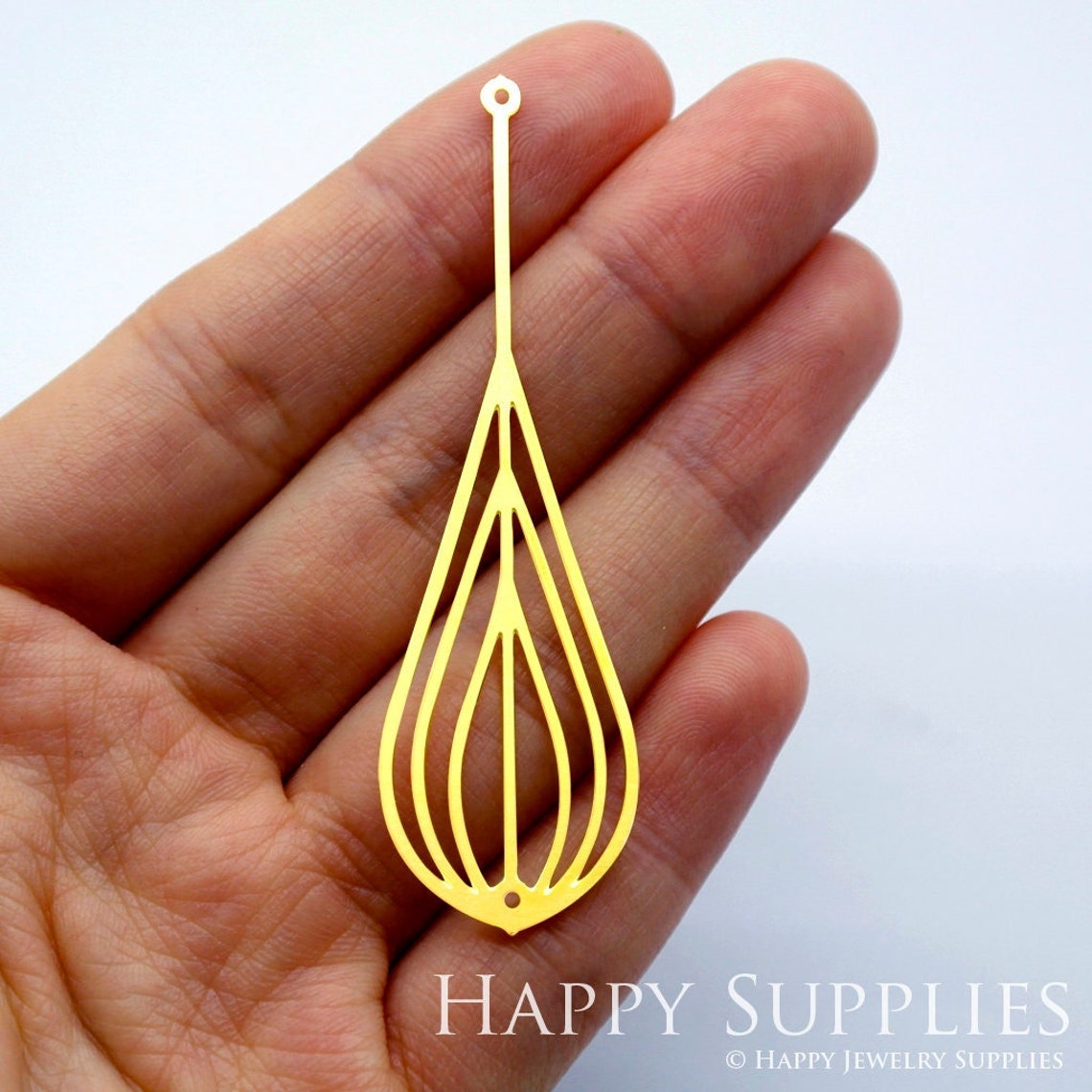 2pcs Brass Jewelry Charms, Drop Raw Brass Earring Charms, Brass Jewelry Pendants, Raw Brass Jewelry Findings, Brass Pendants Jewelry Wholesale (RD1609)