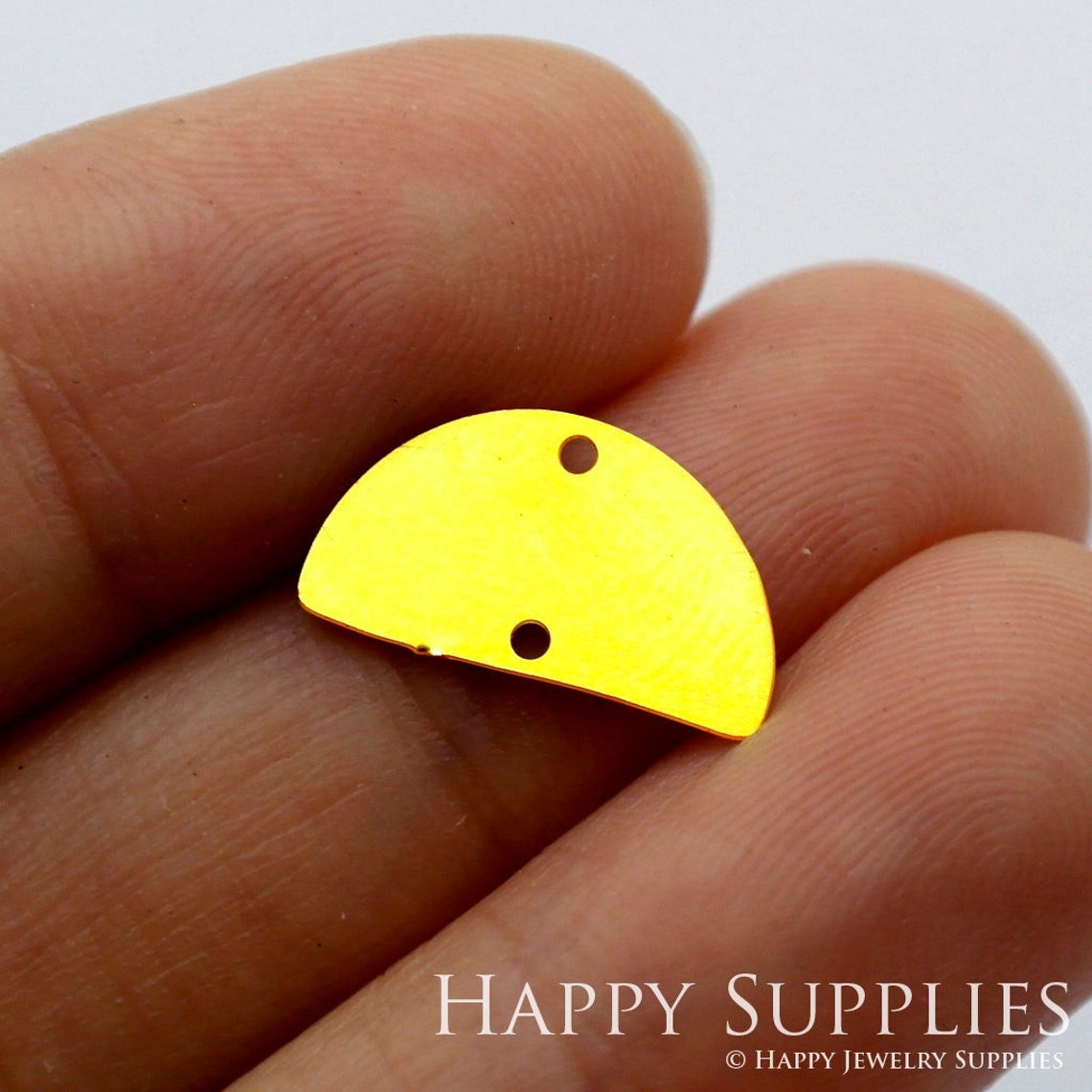 2pcs Brass Jewelry Charms, Semicircle GeometricRaw Brass Earring Charms, Brass Jewelry Pendants, Raw Brass Jewelry Findings, Brass Pendants Jewelry Wholesale (RD1720)