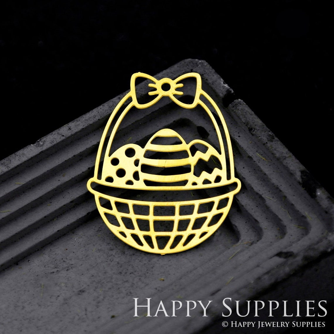2pcs Brass Jewelry Charms, Easter Eggs Raw Brass Earring Charms, Brass Jewelry Pendants, Raw Brass Jewelry Findings, Brass Pendants Jewelry Wholesale (RD1778)