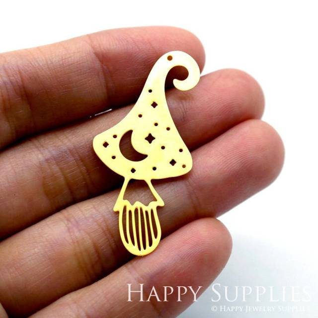 2pcs Brass Jewelry Charms, Mushroom Raw Brass Earring Charms, Brass Jewelry Pendants, Raw Brass Jewelry Findings, Brass Pendants Jewelry Wholesale (RD1554)