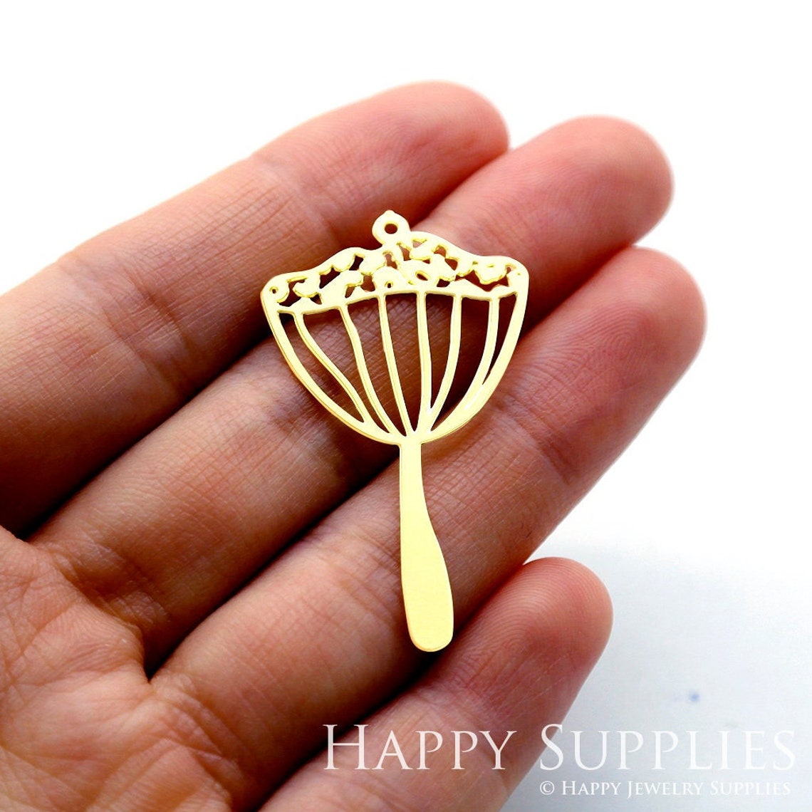 2pcs Brass Jewelry Charms, Flower Bud Raw Brass Earring Charms, Brass Jewelry Pendants, Raw Brass Jewelry Findings, Brass Pendants Jewelry Wholesale (RD1600)