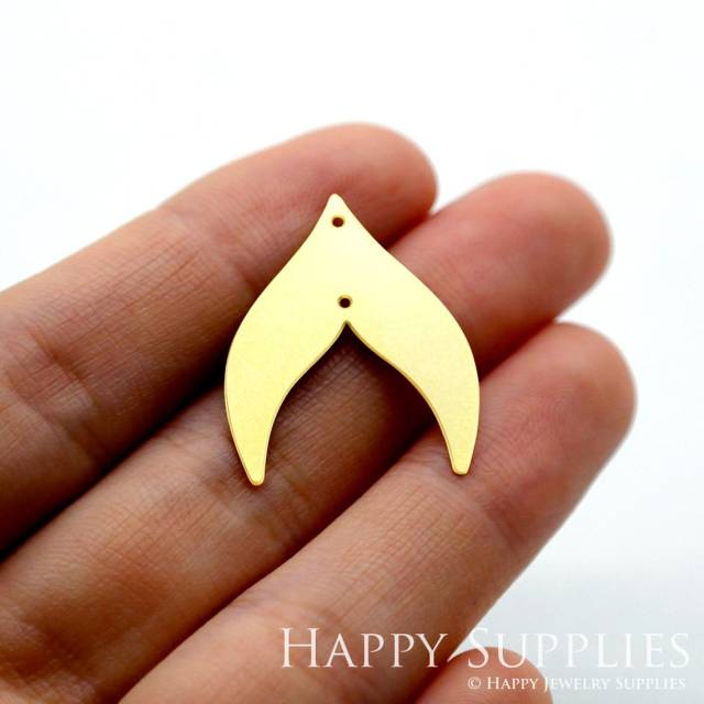 2pcs Brass Jewelry Charms, Leaf Raw Brass Earring Charms, Brass Jewelry Pendants, Raw Brass Jewelry Findings, Brass Pendants Jewelry Wholesale (RD1590)