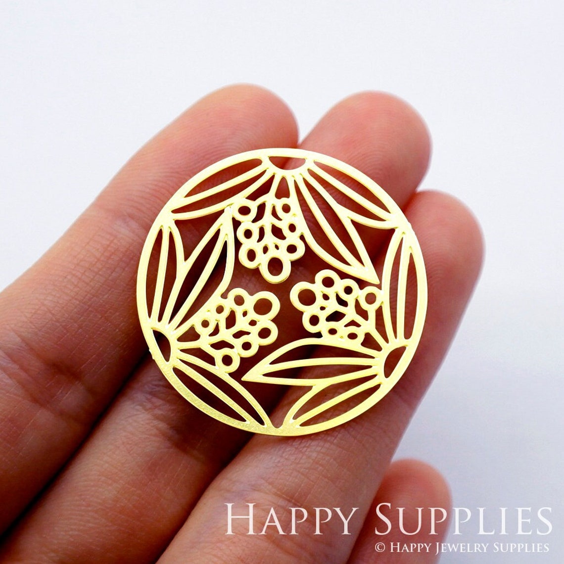 2pcs Brass Jewelry Charms, Flowers Raw Brass Earring Charms, Brass Jewelry Pendants, Raw Brass Jewelry Findings, Brass Pendants Jewelry Wholesale (RD1636)