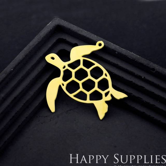 2pcs Brass Jewelry Charms, Tortoise Raw Brass Earring Charms, Brass Jewelry Pendants, Raw Brass Jewelry Findings, Brass Pendants Jewelry Wholesale (RD1811)