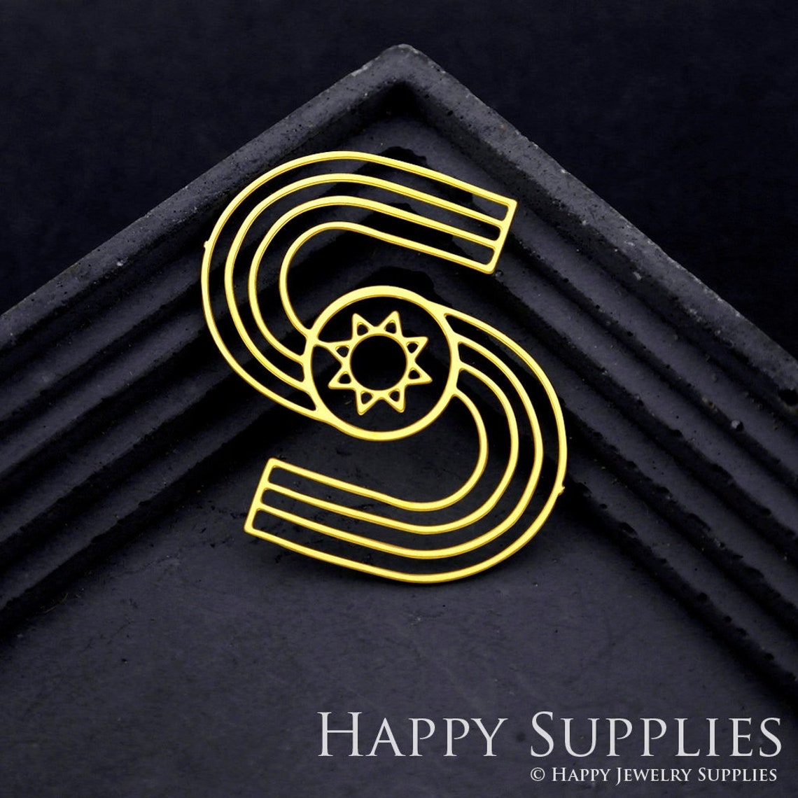 2pcs Brass Jewelry Charms, Star Raw Brass Earring Charms, Brass Jewelry Pendants, Raw Brass Jewelry Findings, Brass Pendants Jewelry Wholesale (RD1804)