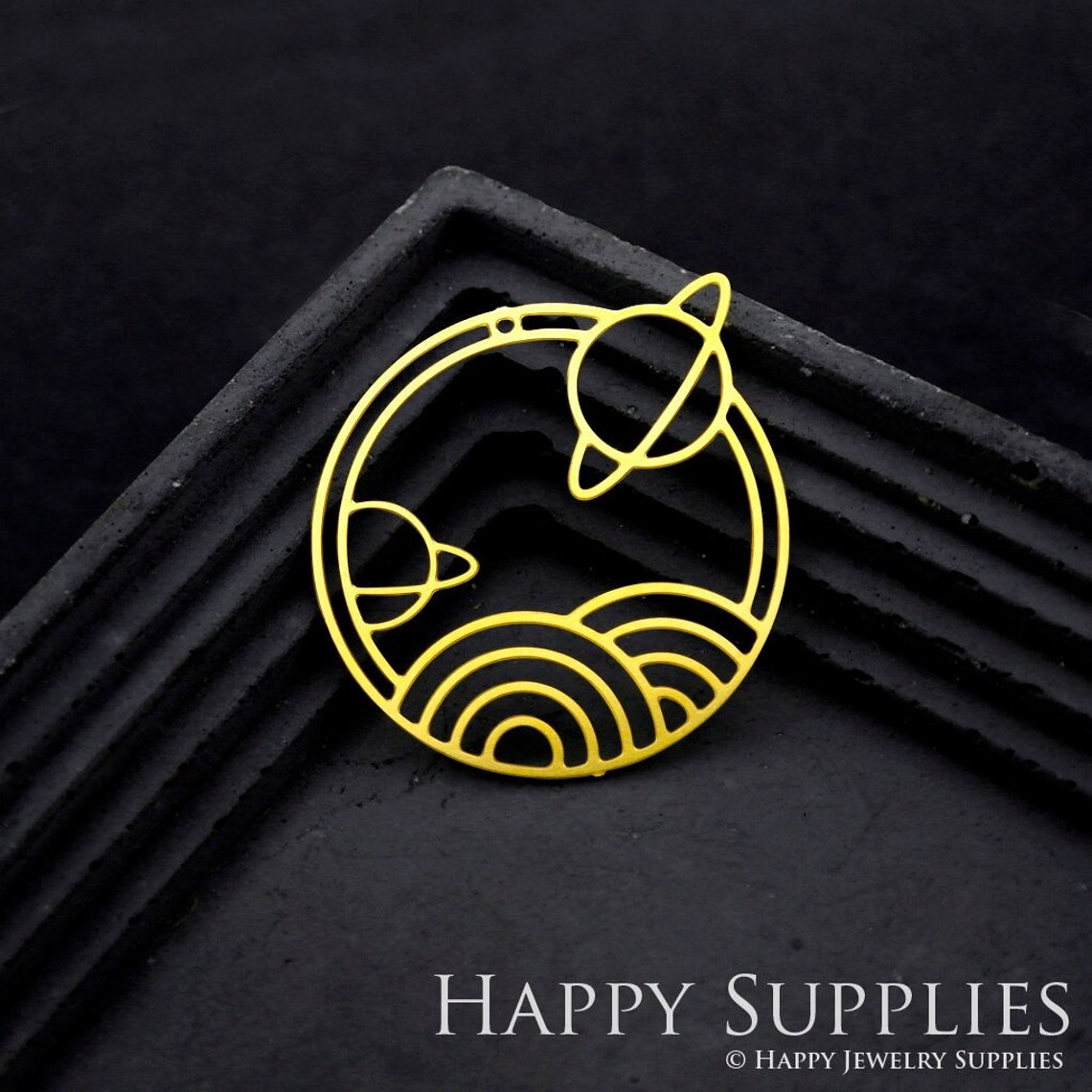 2pcs Brass Jewelry Charms, Geometry Raw Brass Earring Charms, Brass Jewelry Pendants, Raw Brass Jewelry Findings, Brass Pendants Jewelry Wholesale (RD1793)