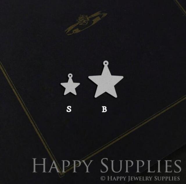 Geometry Stainless Steel Jewelry Charms, Raw Brass Charms, Star Charms, Earrings Findings, Stainless Steel Silver Jewelry Pendants, Brass Jewelry Findings, Stainless Steel Pendants Jewelry Wholesale (SDE058)