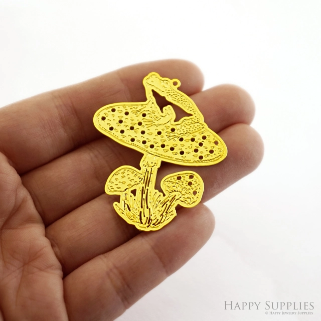 Corroded Stainless Steel Jewelry Charms, mushrooms Stainless Steel Earring Charms, Stainless Steel Silver Jewelry Pendants, Corroded Stainless Steel Silver Jewelry Findings, Corroded Stainless Steel Pendants Jewelry Wholesale (SSB1029)