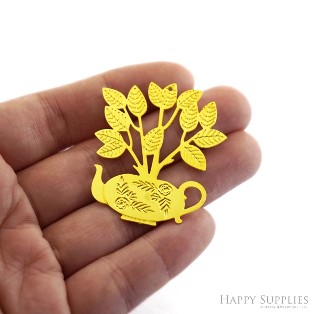 Corroded Stainless Steel Jewelry Charms, Leaves Stainless Steel Earring Charms, Stainless Steel Silver Jewelry Pendants, Corroded Stainless Steel Silver Jewelry Findings, Corroded Stainless Steel Pendants Jewelry Wholesale (SSB1028)