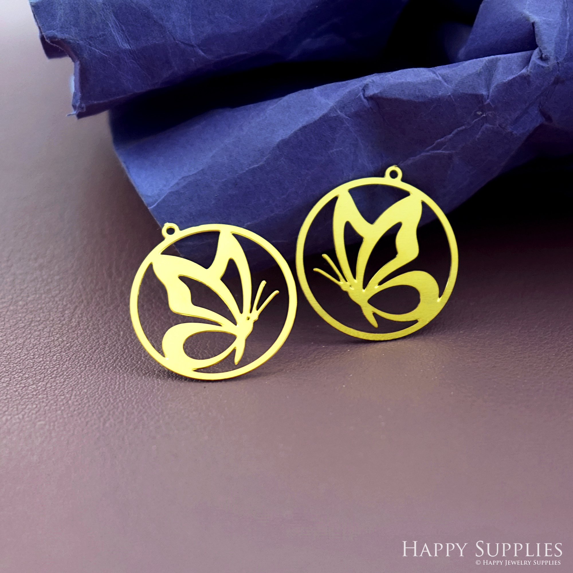Stainless Steel Jewelry Charms, Raw Brass Charms, Butterfly Charms, Earrings Findings, Stainless Steel Silver Jewelry Pendants, Brass Jewelry Findings, Stainless Steel Pendants Jewelry Wholesale (D2933)