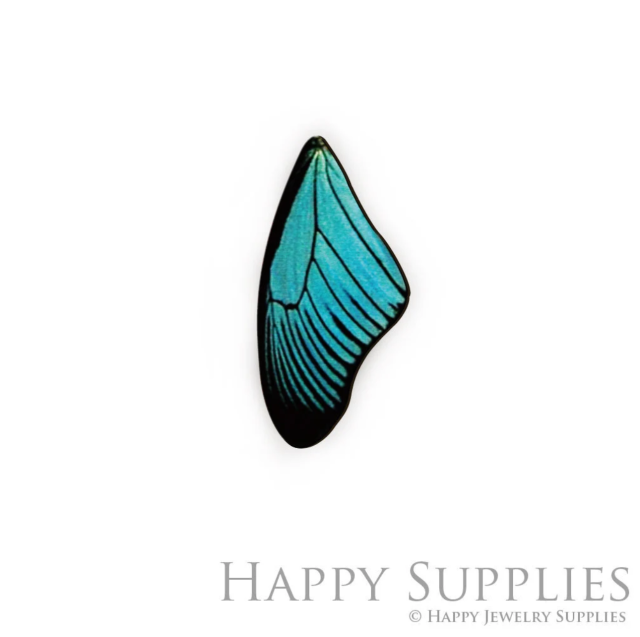 Handmade Jewelry Making Supplies Beads Cut Wooden Butterfly Charm For DIY Necklace Earring Brooch (CW024-B4)
