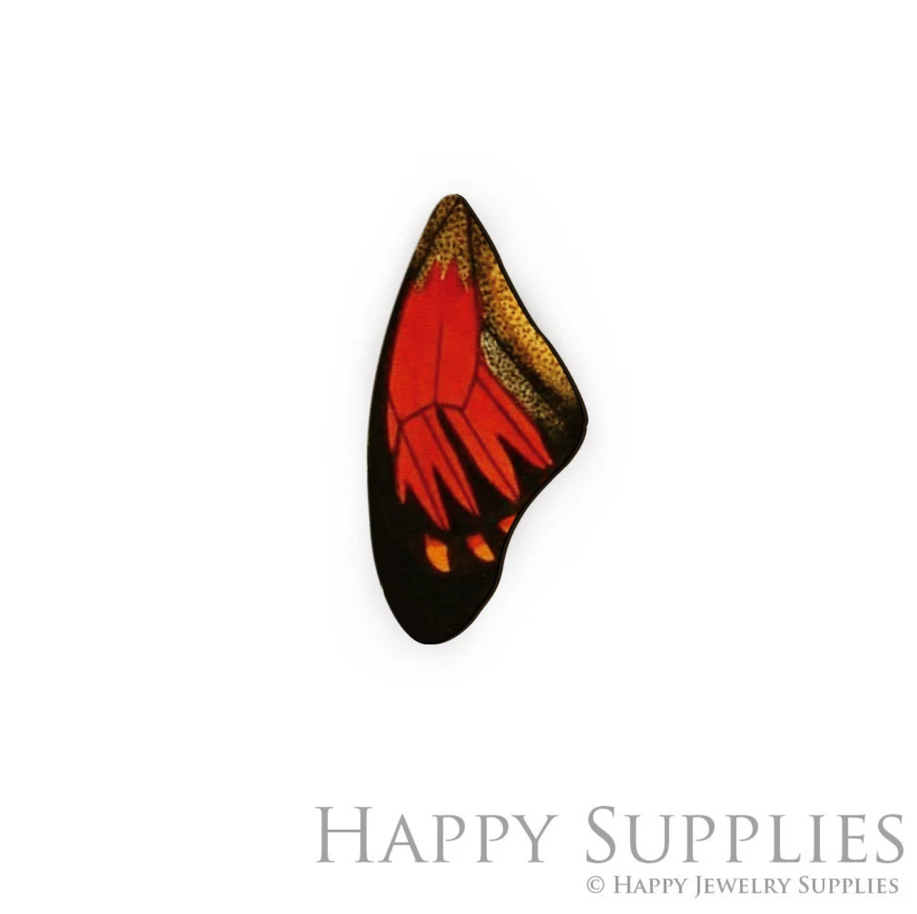 Handmade Jewelry Making Supplies Beads Cut Wooden Butterfly Charm For DIY Necklace Earring Brooch (CW024-B2)