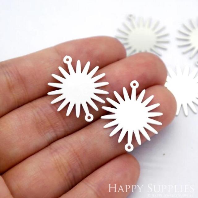 Geometry Stainless Steel Jewelry Charms, Raw Brass Charms, Sun Charms, Earrings Findings, Stainless Steel Silver Jewelry Pendants, Brass Jewelry Findings, Stainless Steel Pendants Jewelry Wholesale (SDE137-M)