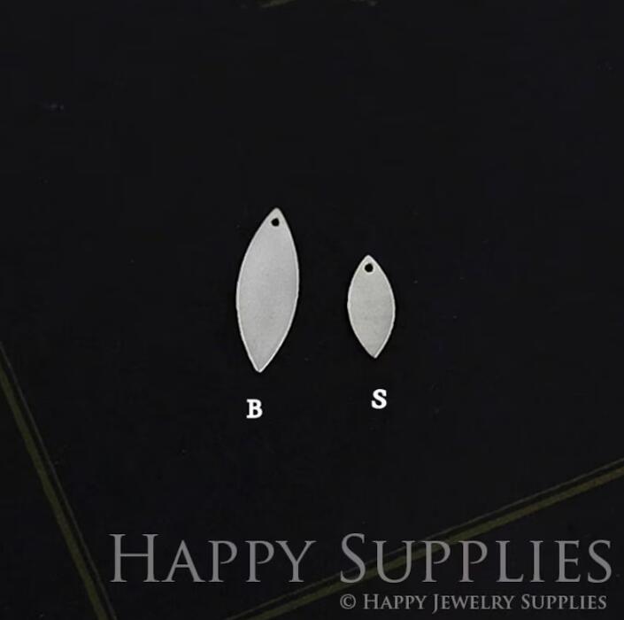 Geometry Stainless Steel Jewelry Charms, Raw Brass Charms, Teardrop Charms, Earrings Findings, Stainless Steel Silver Jewelry Pendants, Brass Jewelry Findings, Stainless Steel Pendants Jewelry Wholesale (SDE049)