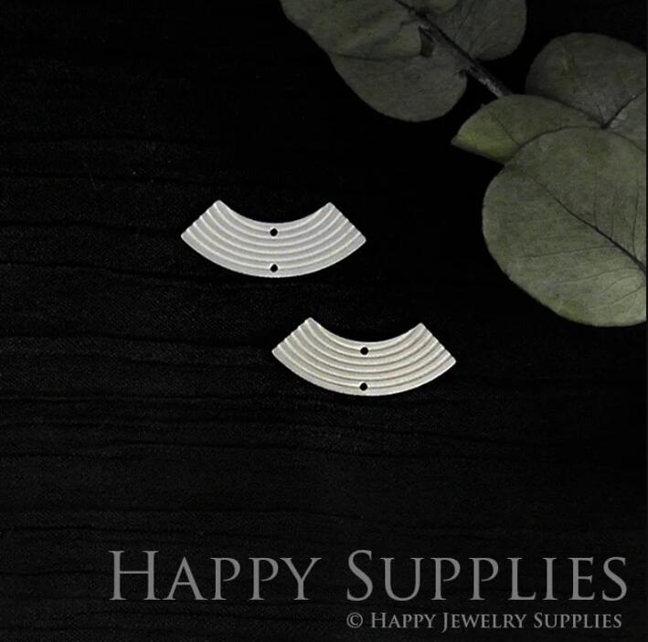 Geometry Stainless Steel Jewelry Charms, Raw Brass Charms, Fan Geometry Charms, Earrings Findings, Stainless Steel Silver Jewelry Pendants, Brass Jewelry Findings, Stainless Steel Pendants Jewelry Wholesale (SDE03)