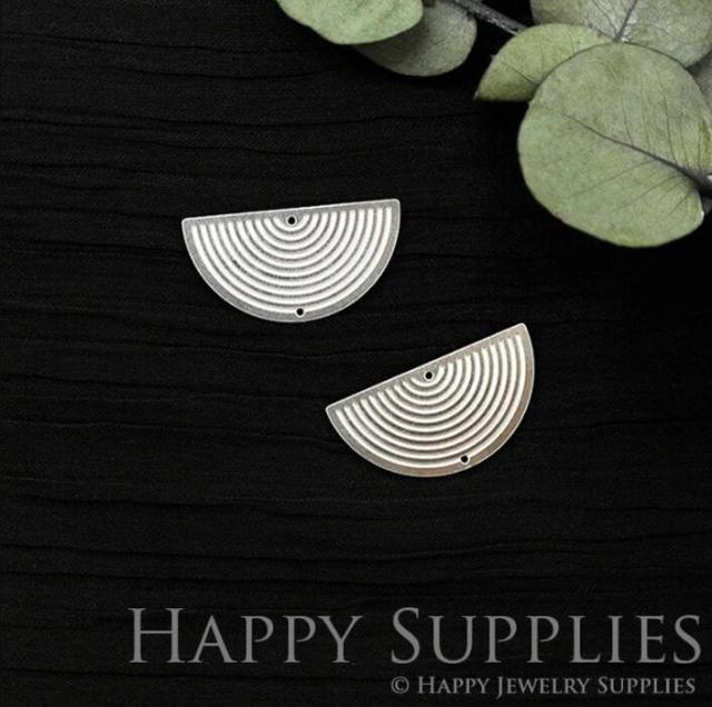 Geometry Stainless Steel Jewelry Charms, Raw Brass Charms, Circle Charms, Earrings Findings, Stainless Steel Silver Jewelry Pendants, Brass Jewelry Findings, Stainless Steel Pendants Jewelry Wholesale (SDE02)