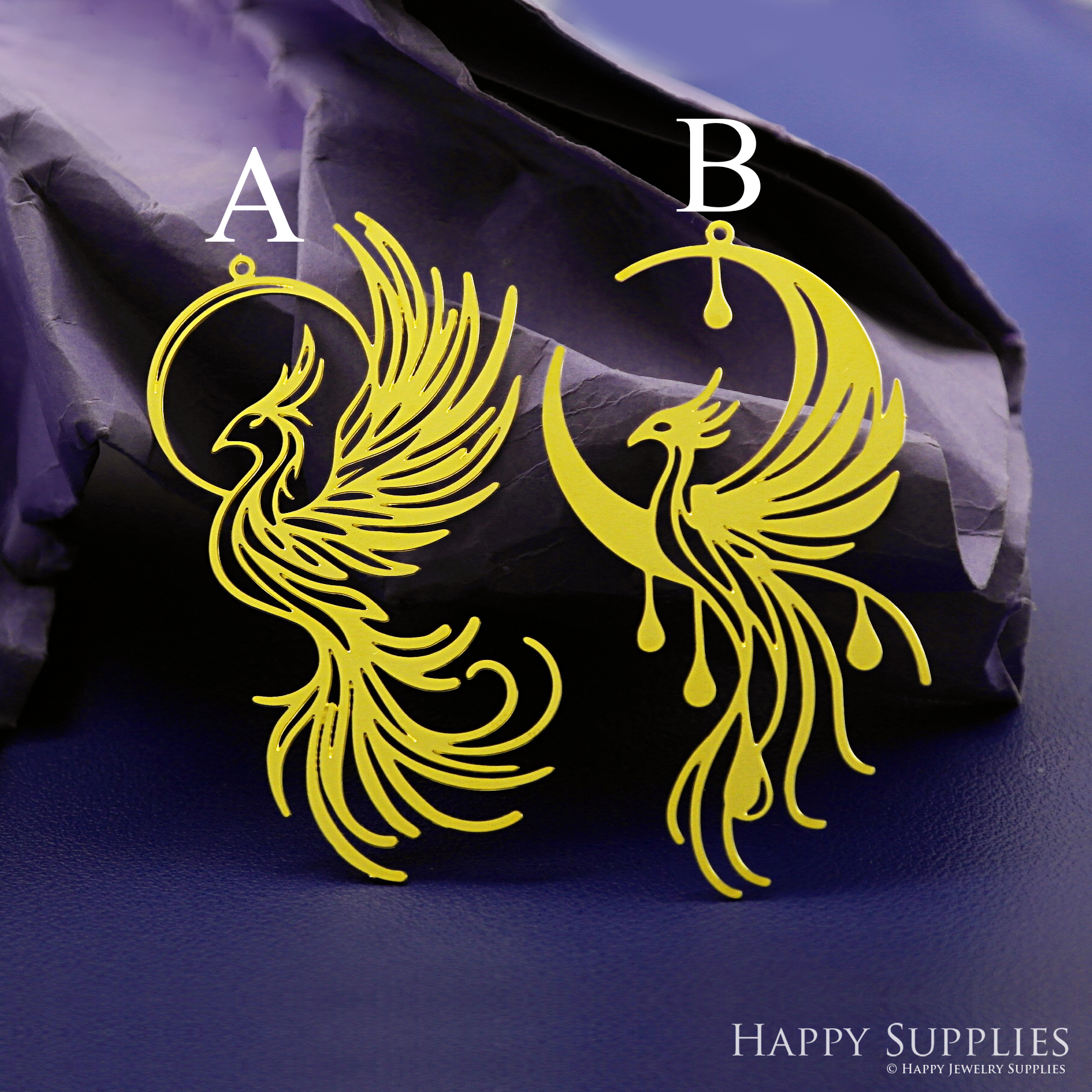 Stainless Steel Jewelry Charms, Raw Brass Charms, phoenix Charms, Earrings Findings, Stainless Steel Silver Jewelry Pendants, Brass Jewelry Findings, Stainless Steel Pendants Jewelry Wholesale (D2928)