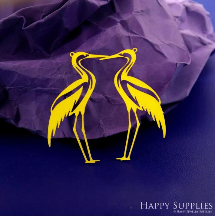 Stainless Steel Jewelry Charms, Raw Brass Charms, Bird Charms, Earrings Findings, Stainless Steel Silver Jewelry Pendants, Brass Jewelry Findings, Stainless Steel Pendants Jewelry Wholesale (D2907)