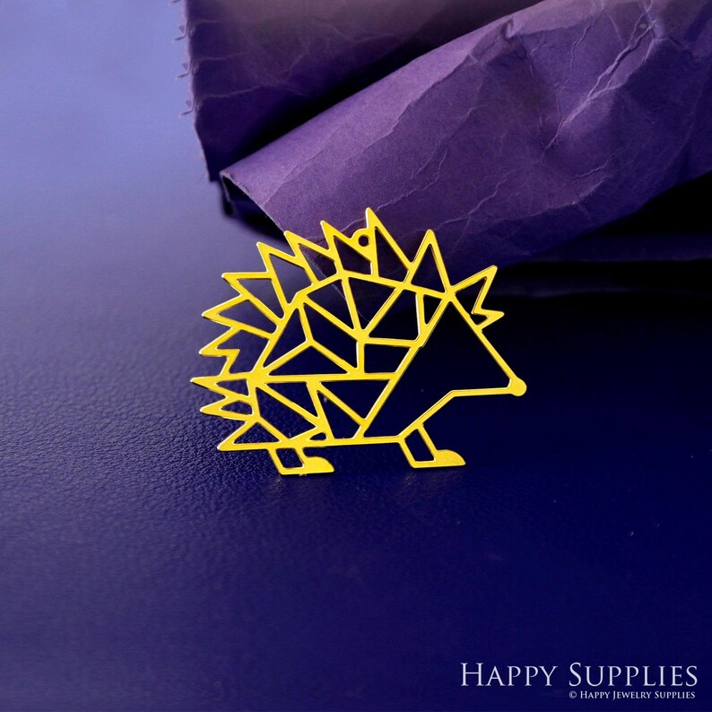 Stainless Steel Jewelry Charms, Raw Brass Charms, Hedgehog Charms, Earrings Findings, Stainless Steel Silver Jewelry Pendants, Brass Jewelry Findings, Stainless Steel Pendants Jewelry Wholesale (D2889)