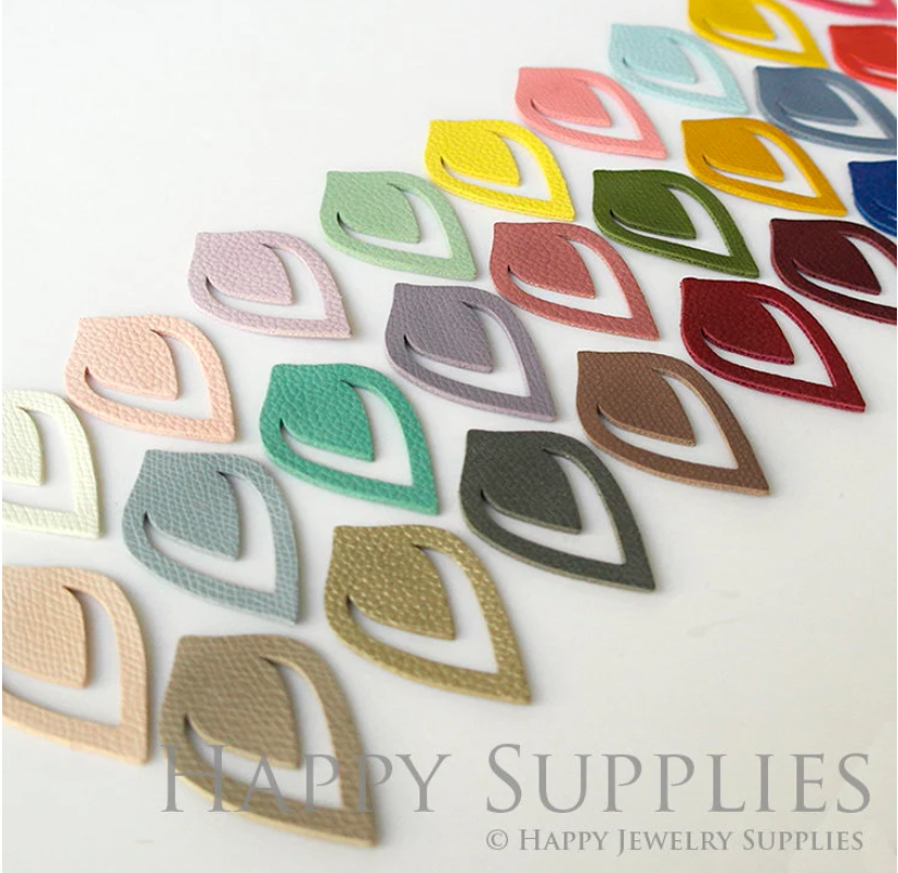 Leather Earrings, Faux Leather Earring, Faux Leather Earrings, Personalized Leather Jewelry, Faux Leather Sheets for Earring (FAU025)