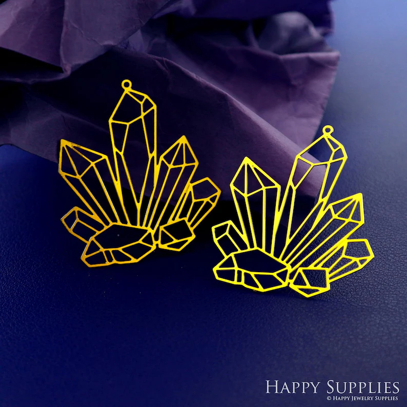 Stainless Steel Jewelry Charms, Raw Brass Charms, Diamond Charms, Earrings Findings, Stainless Steel Silver Jewelry Pendants, Brass Jewelry Findings, Stainless Steel Pendants Jewelry Wholesale (D2824)