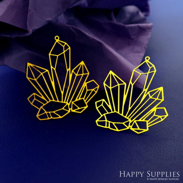 Stainless Steel Jewelry Charms, Raw Brass Charms, Diamond Charms, Earrings Findings, Stainless Steel Silver Jewelry Pendants, Brass Jewelry Findings, Stainless Steel Pendants Jewelry Wholesale (D2824)